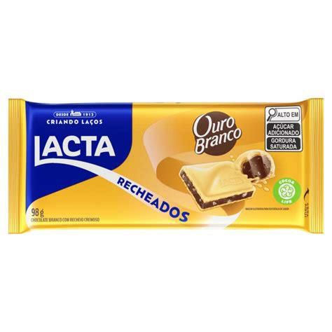 Barra de chocolate Lacta Ouro Branco