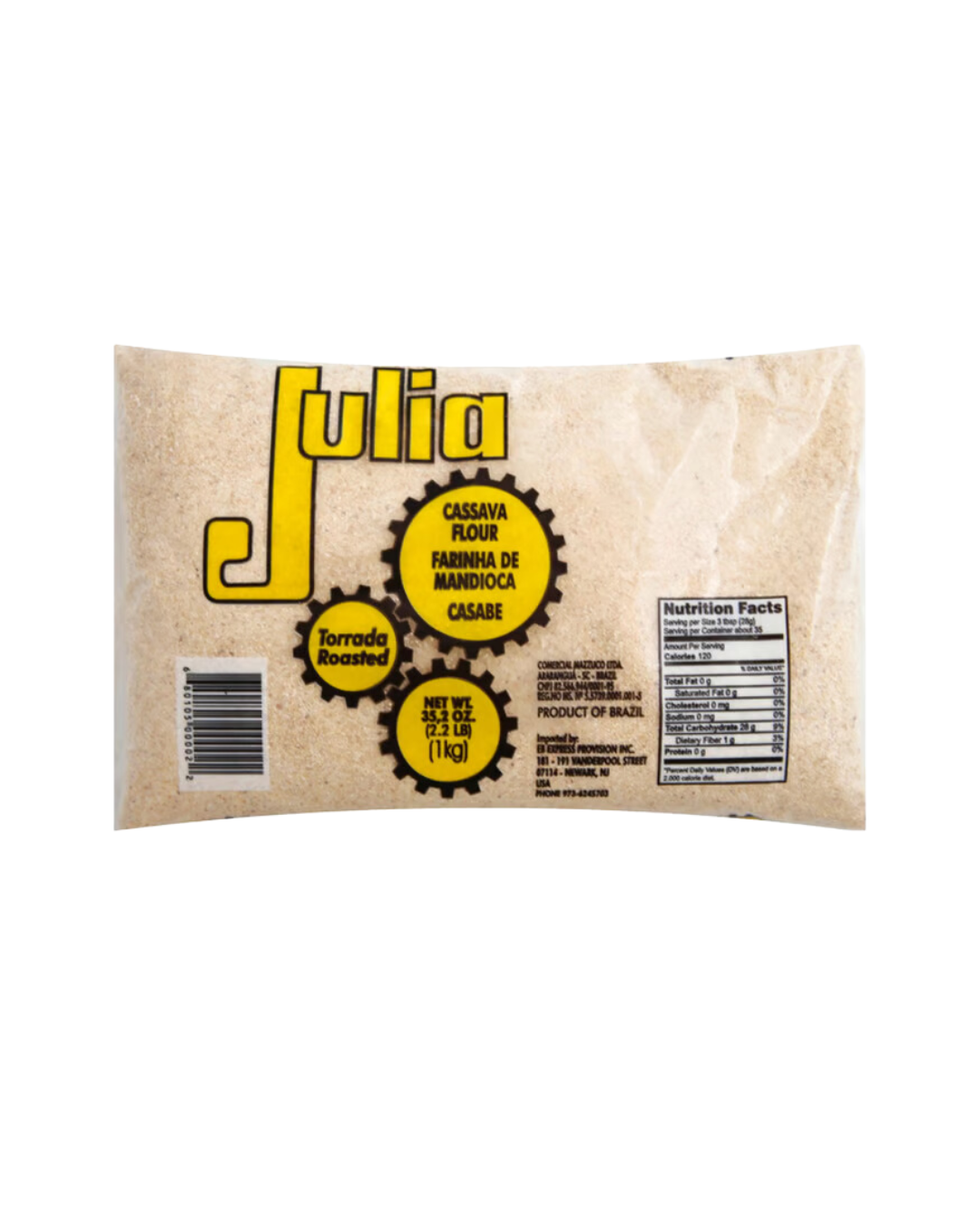 Farinha de Mandioca Torrada Julia 1kg