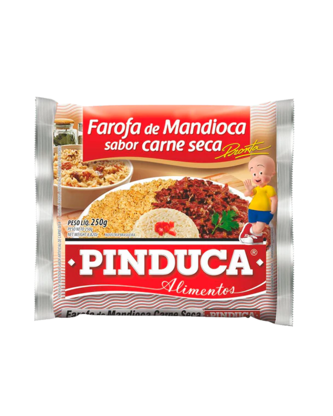 Farofa de Mandioca Temperada Pinduca 250g