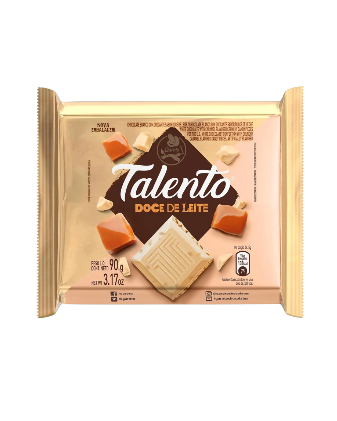 Chocolate Talento recheado 85g