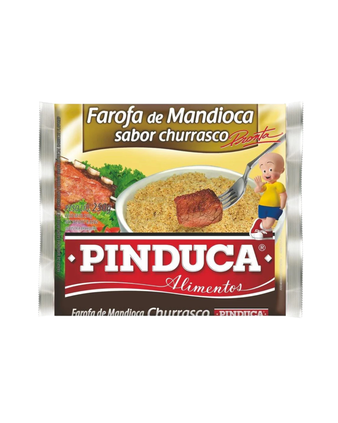 Farofa de Mandioca Temperada Pinduca 250g