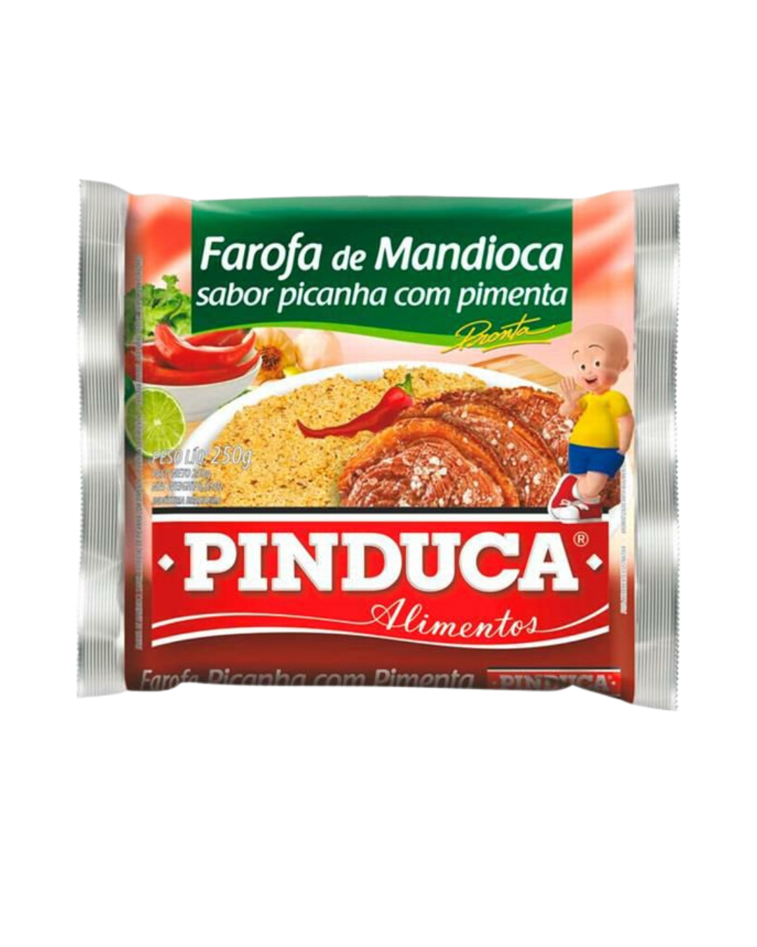 Farofa de Mandioca Temperada Pinduca 250g