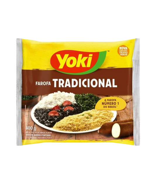 Farofa de Mandioca Temperada Yoki 400g